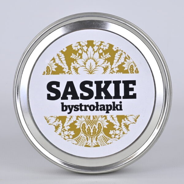 Saskie bystrołapki - gra, puszka