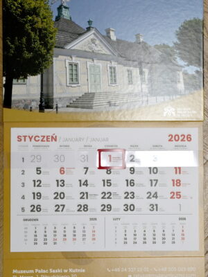 Kalendarz na 2026 r.