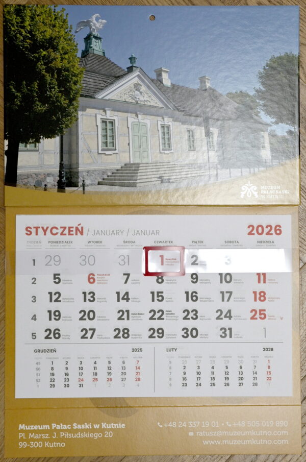 Kalendarz na 2026 r.